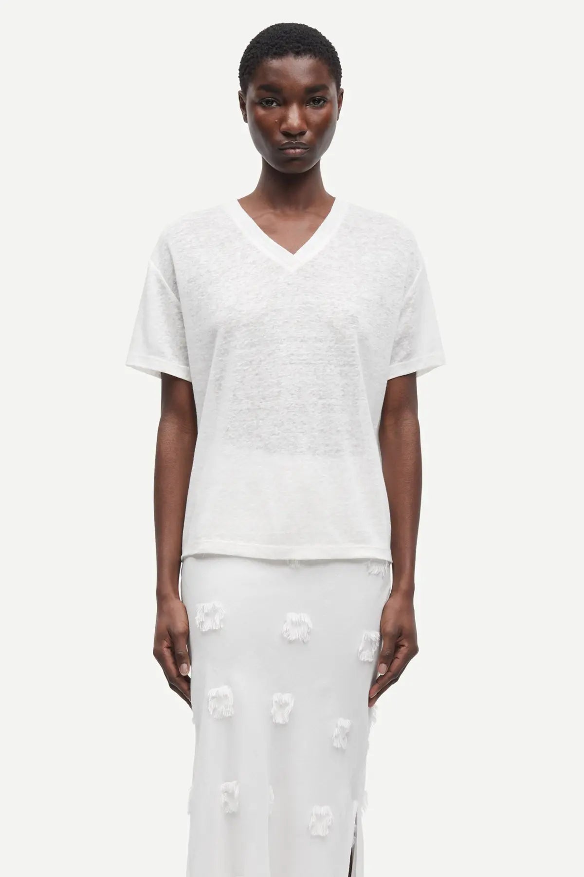 Samsøe Samsøe - Saeli T-Shirt in Egret