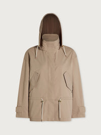 Varley - Rema Short Rain Jacket in Light Taupe