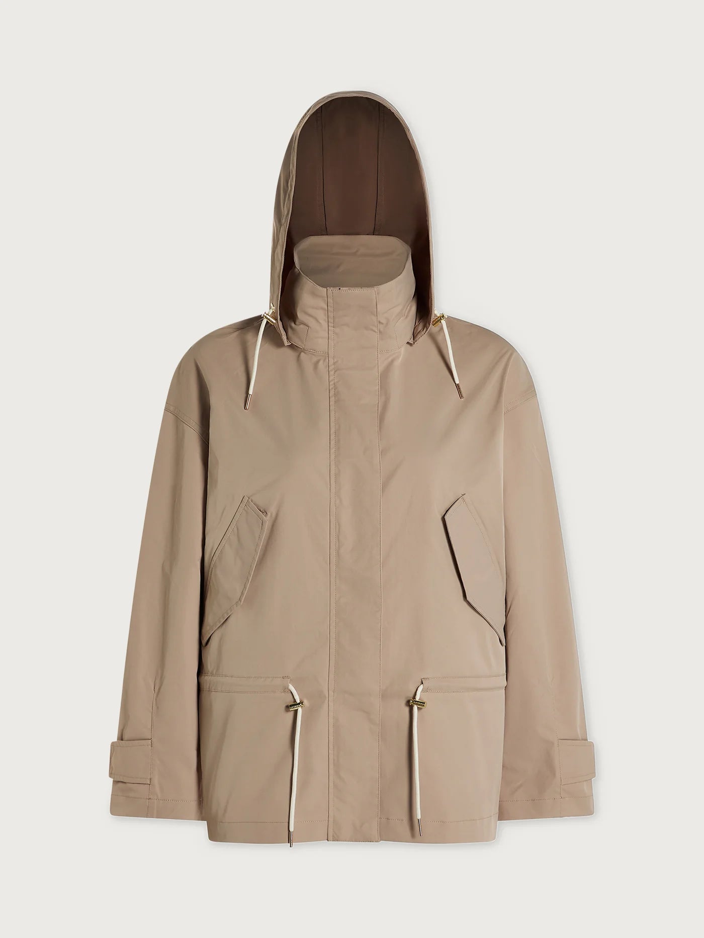Varley - Rema Short Rain Jacket in Light Taupe