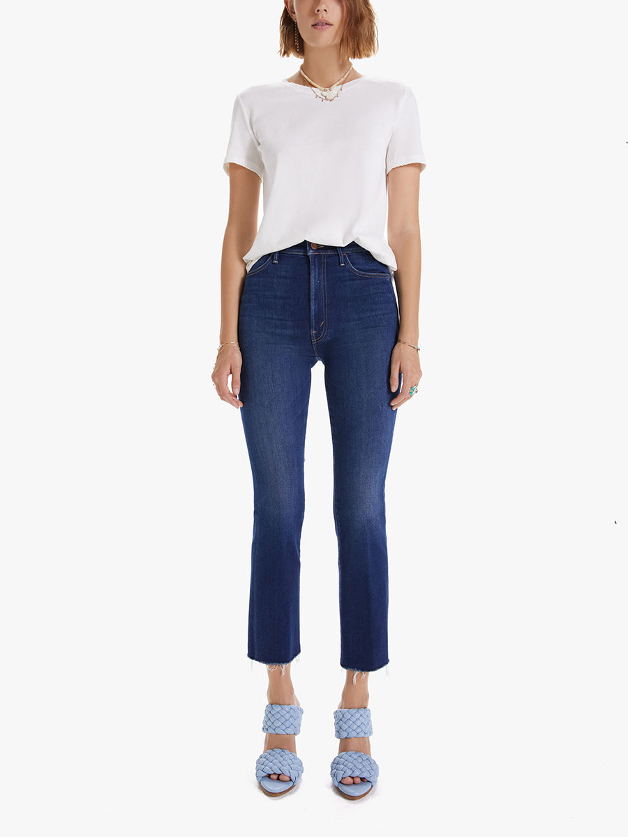 パンツ MOTHER The Hustler Ankle Fray 25 The Hustler Ankle Fray - Ball's In Your Court | MOTHER DENIM