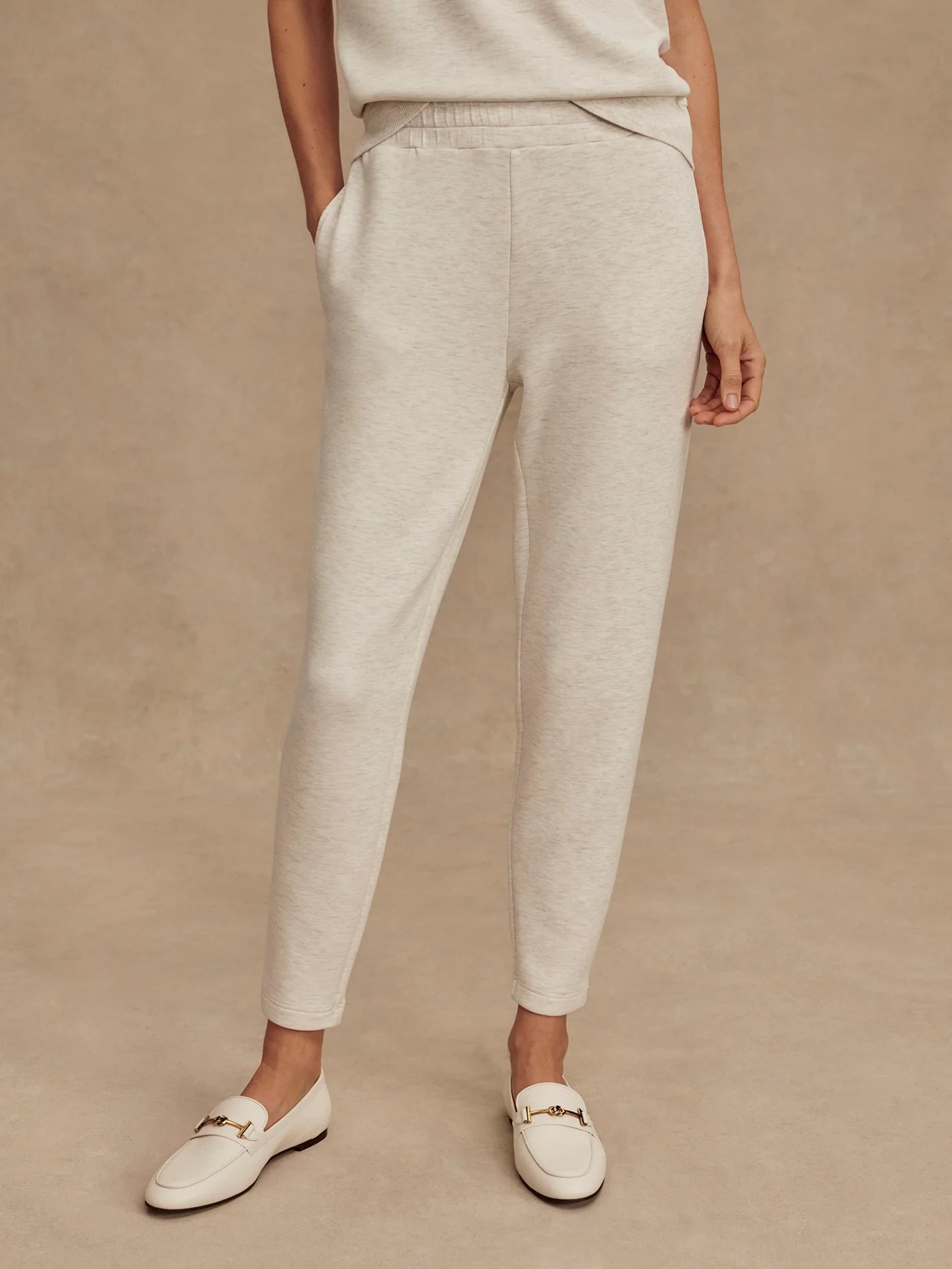 Varley - The Slim Pant 27.5 in Ivory Marl