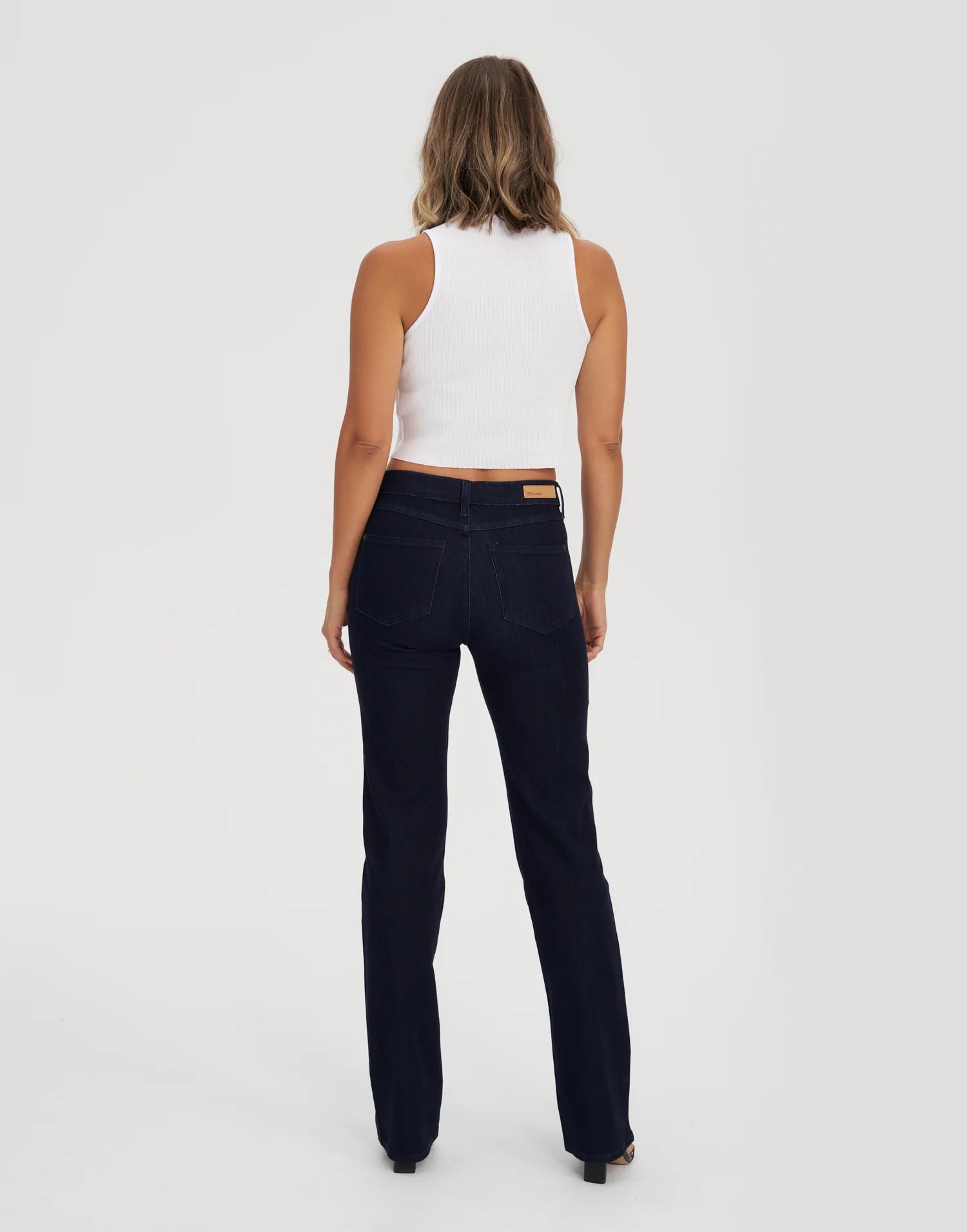 Yoga Jeans - Chloe Classic Rise Straight Jean in Prague