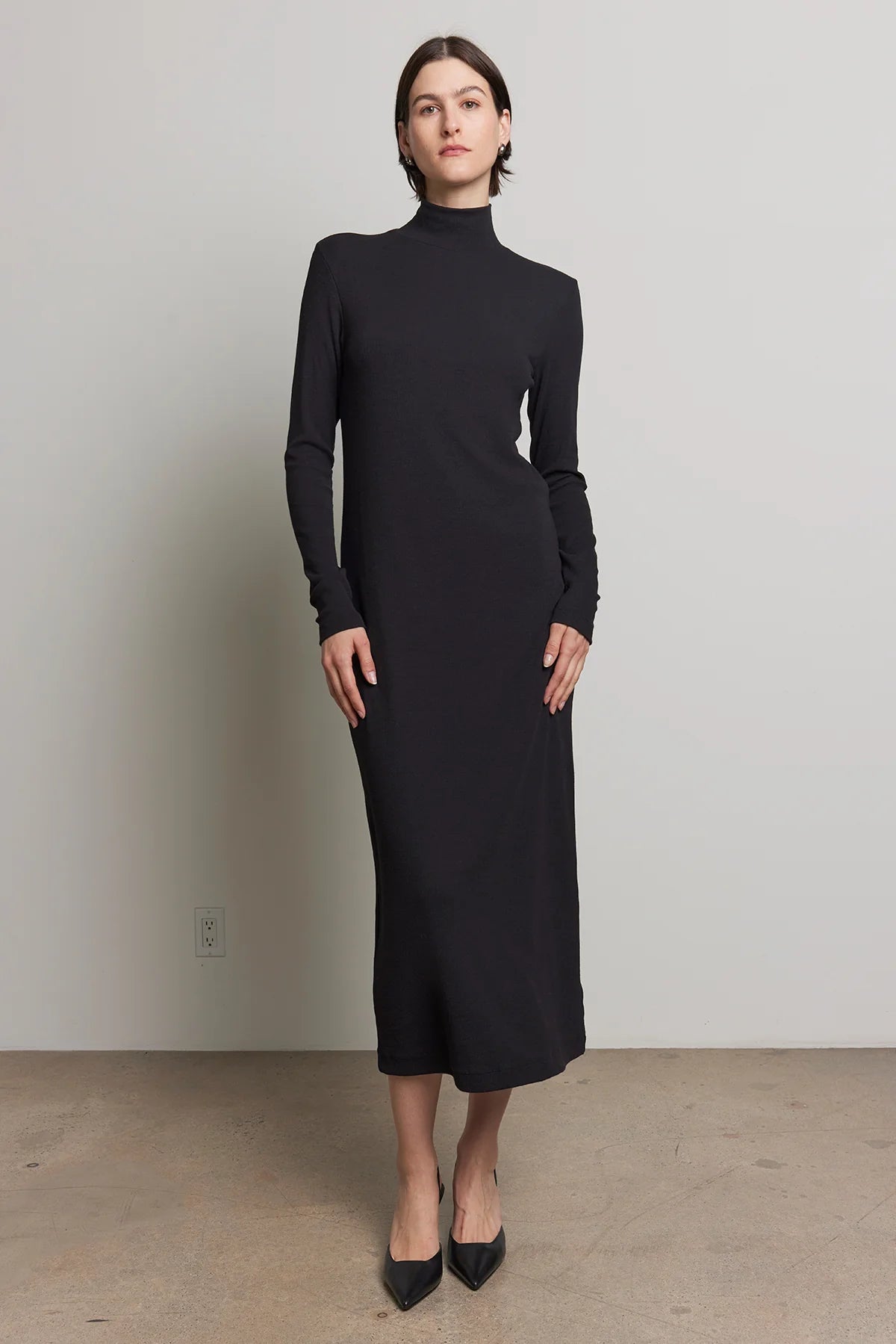 Velvet - Agoura - Modal Rib Dress in Black