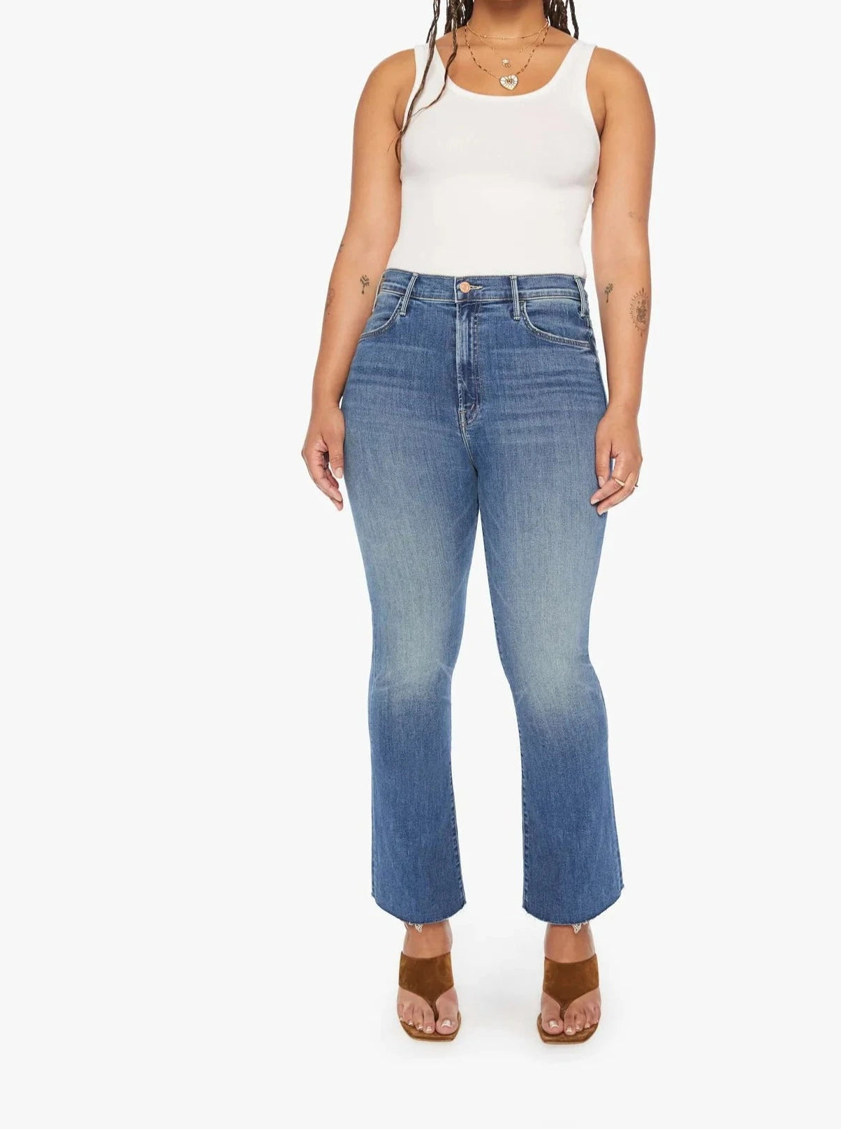 MOTHER - The Hustler Ankle Fray in Healing Jar