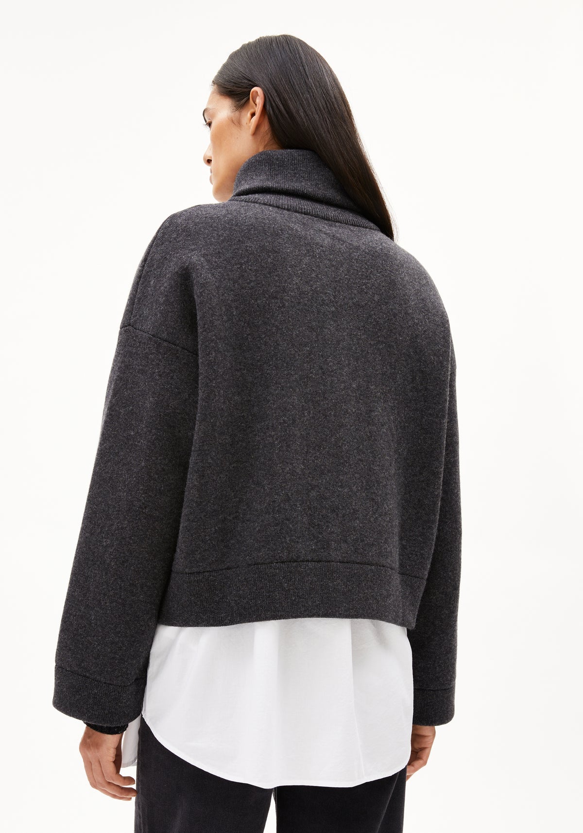 ArmedAngels - Joaniaas Knit Jacket in Steel Melange