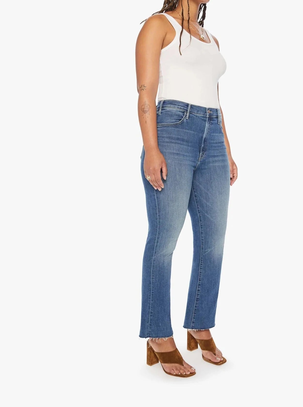 MOTHER - The Hustler Ankle Fray in Healing Jar