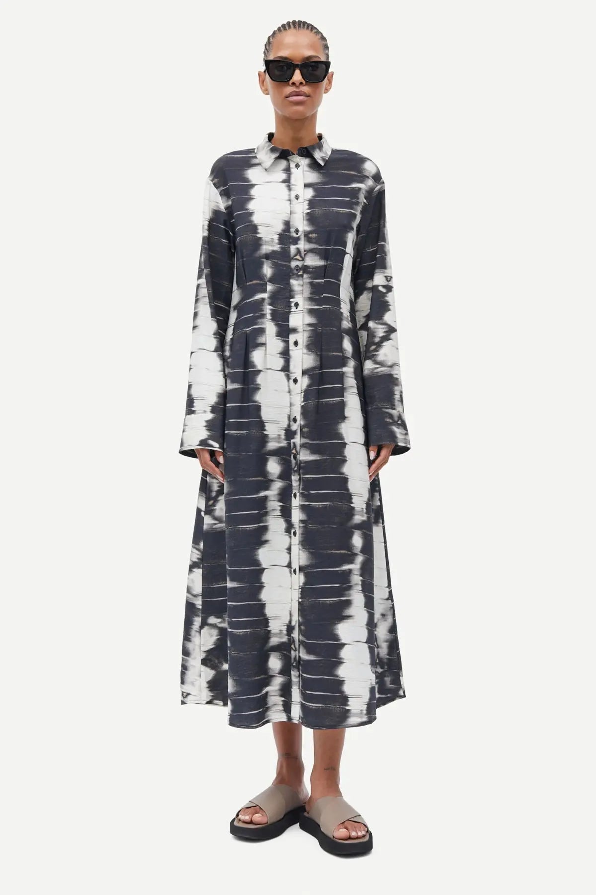 Samsøe Samsøe - Samilda Dress in Windows Black