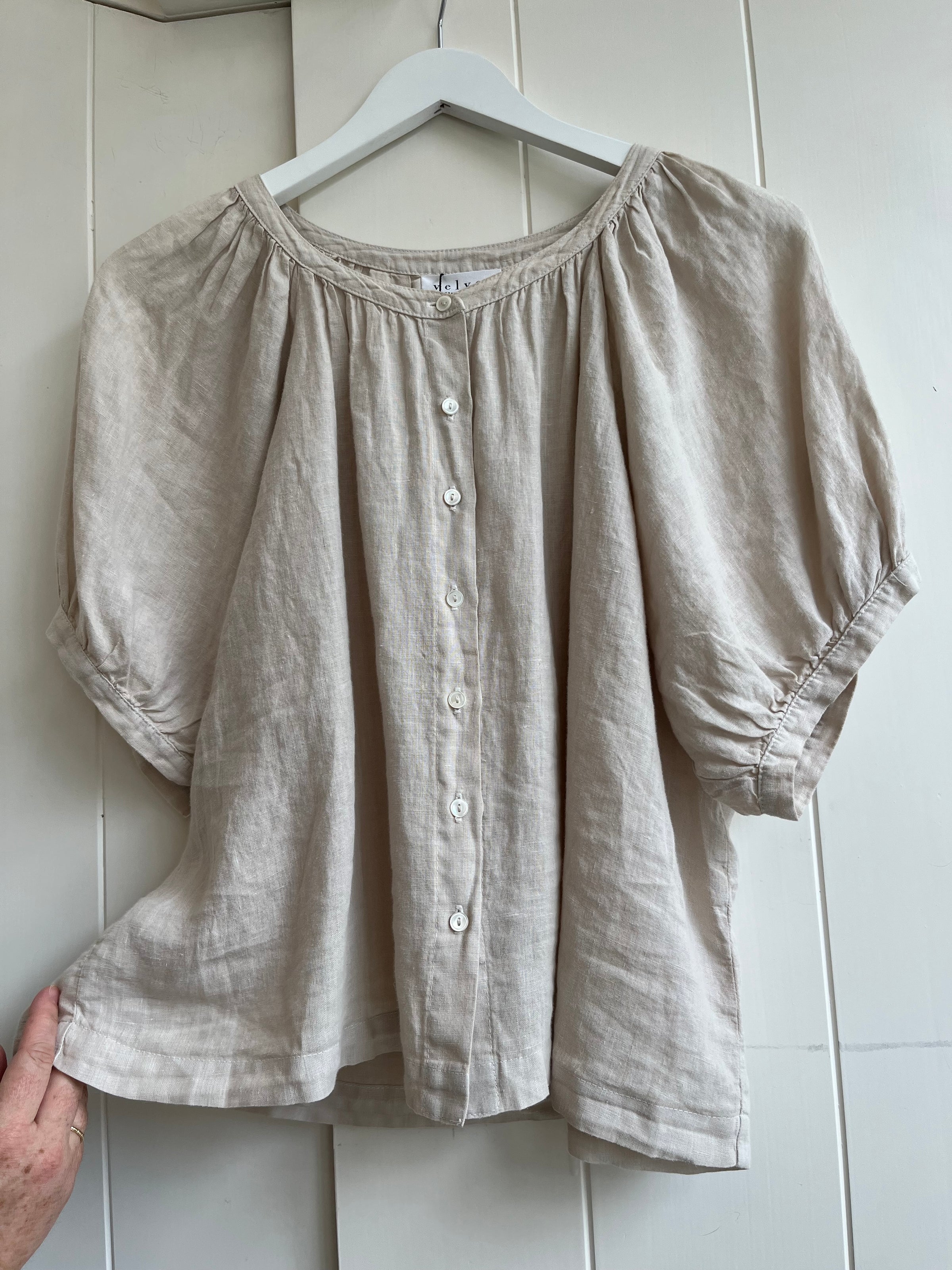 Velvet - Jaimi - Woven Linen Top