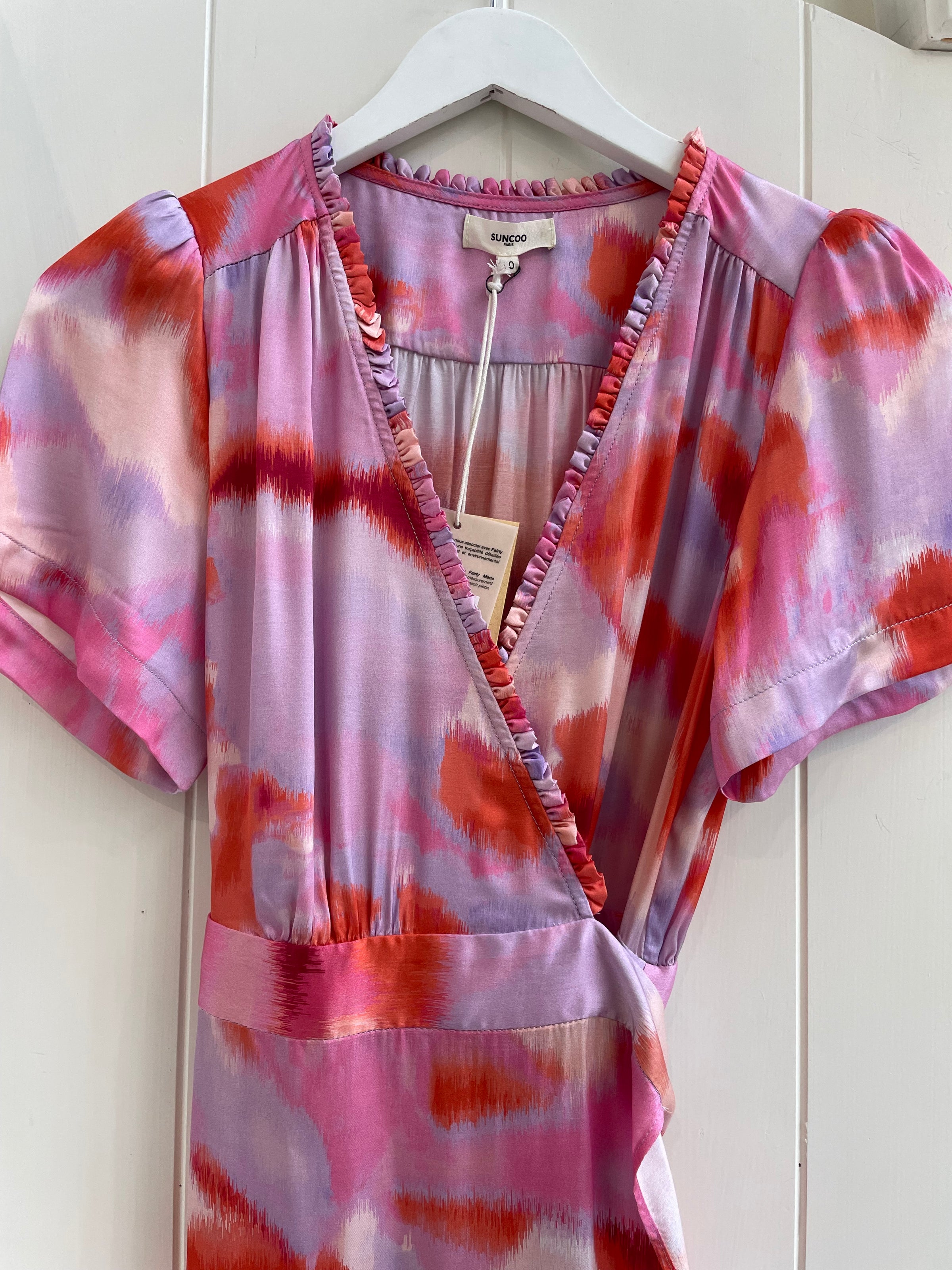 Suncoo - Clelie Dress in Fuchsia