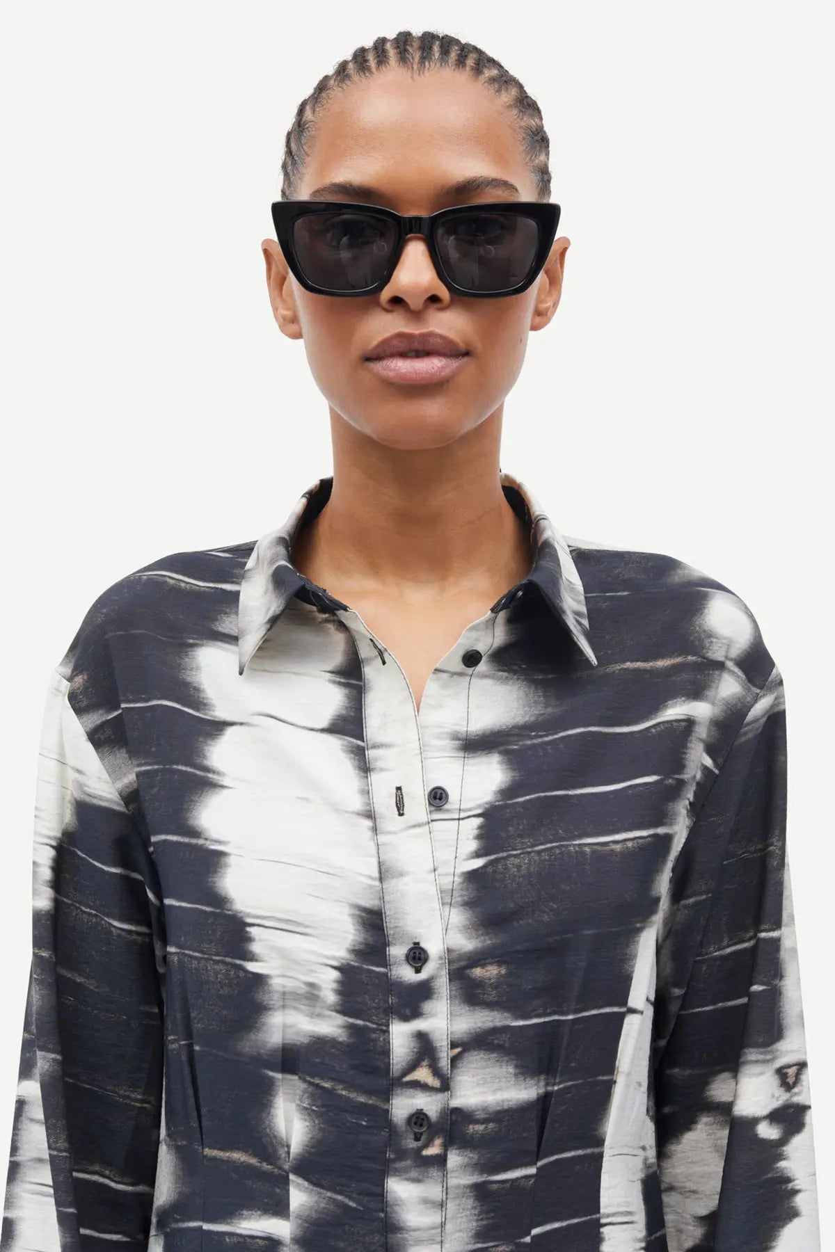 Samsøe Samsøe - Samilda Dress in Windows Black