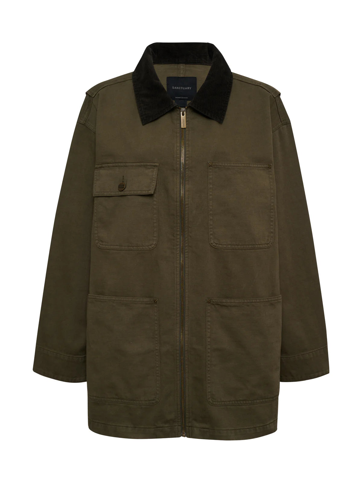 Sanctuary - Barn Jacket in Burnt Olive