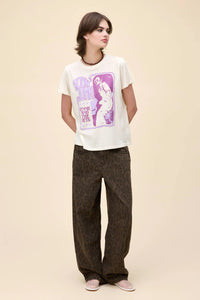 DAYDREAMER - Elton John Beenie & The Jets Tee in Stone Vintage