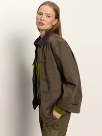 Sanctuary - Barn Jacket in Burnt Olive