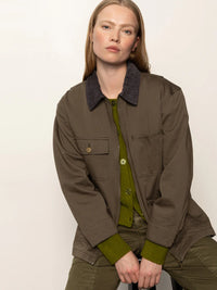 Sanctuary - Barn Jacket in Burnt Olive
