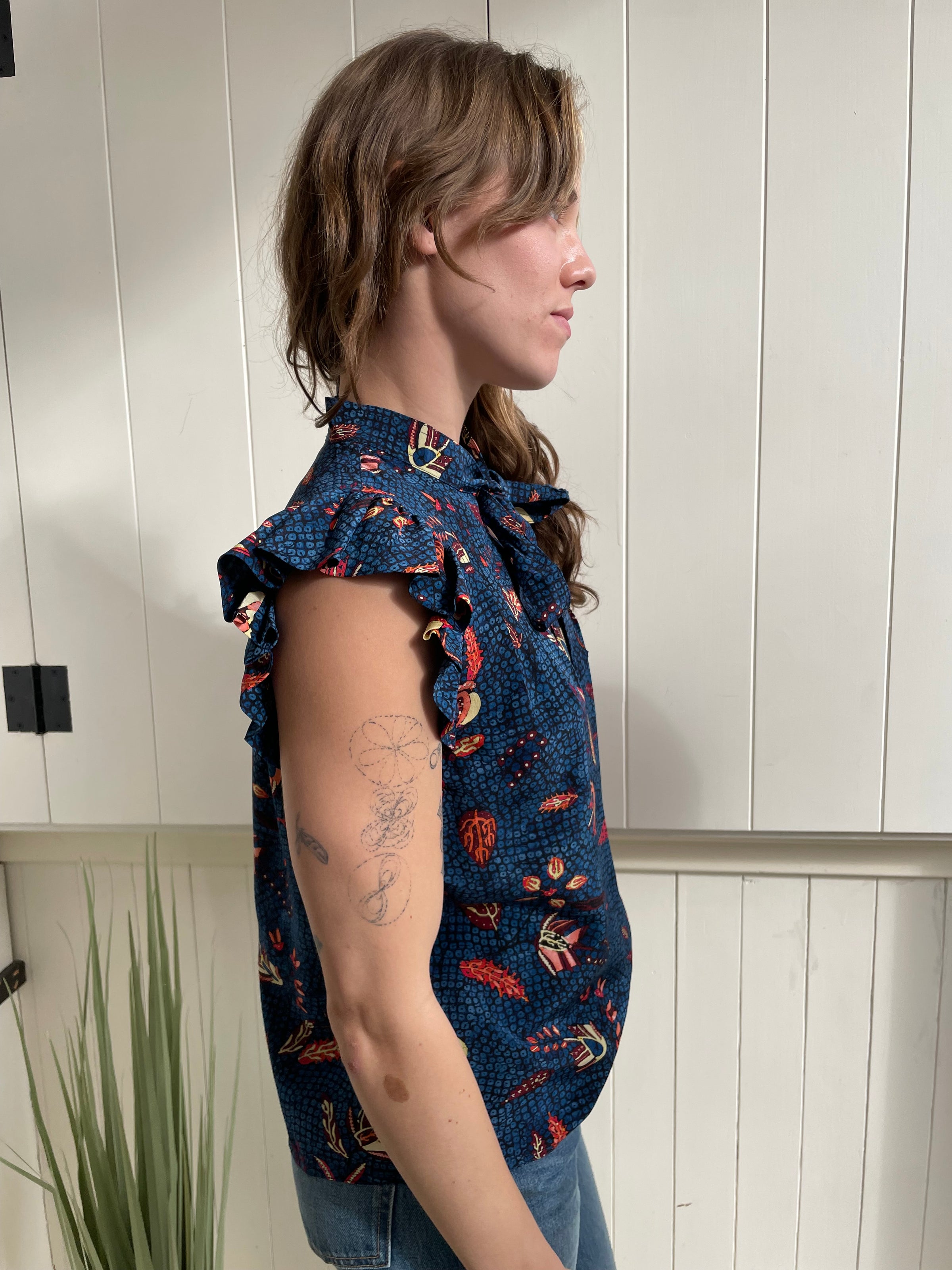 Ulla Johnson - Callie Top in Blue Dahlia