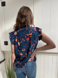 Ulla Johnson - Callie Top in Blue Dahlia