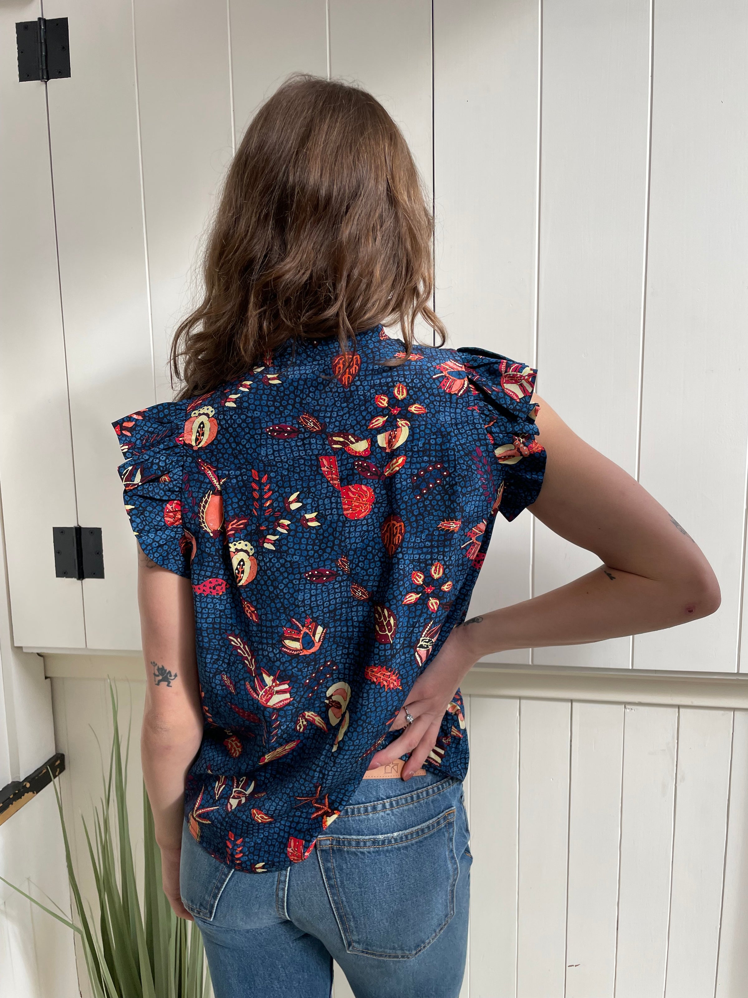 Ulla Johnson - Callie Top in Blue Dahlia