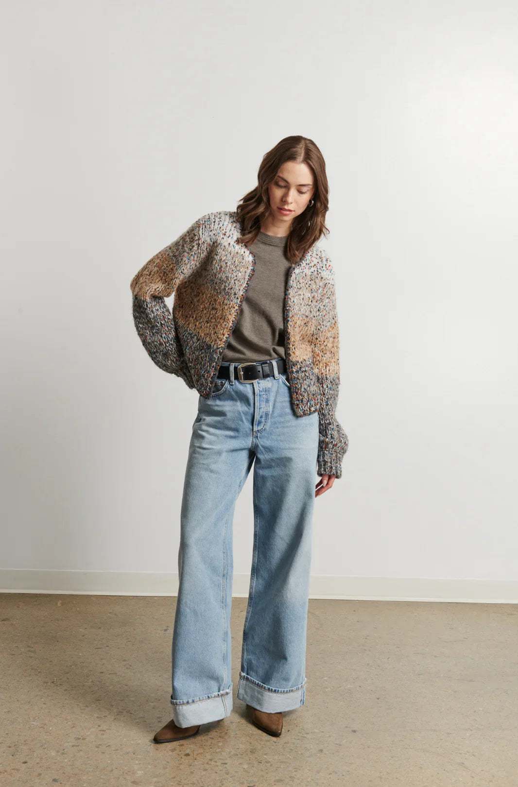 LINE Knitwear - Iris Cardigan in Fall Foliage