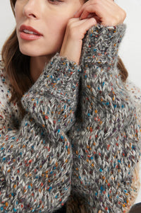 LINE Knitwear - Iris Cardigan in Fall Foliage