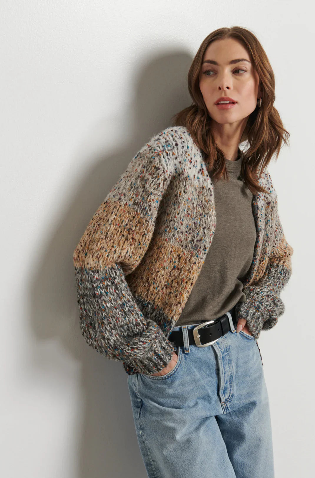 LINE Knitwear - Iris Cardigan in Fall Foliage