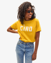 Clare V. - Original Tee in Marigold Ciao