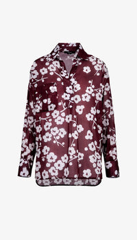 Smythe - Over the Head Pocket Shirt in Sangria