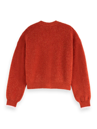 Scotch & Soda - Fuzzy Relaxed Cardigan in Ketchup