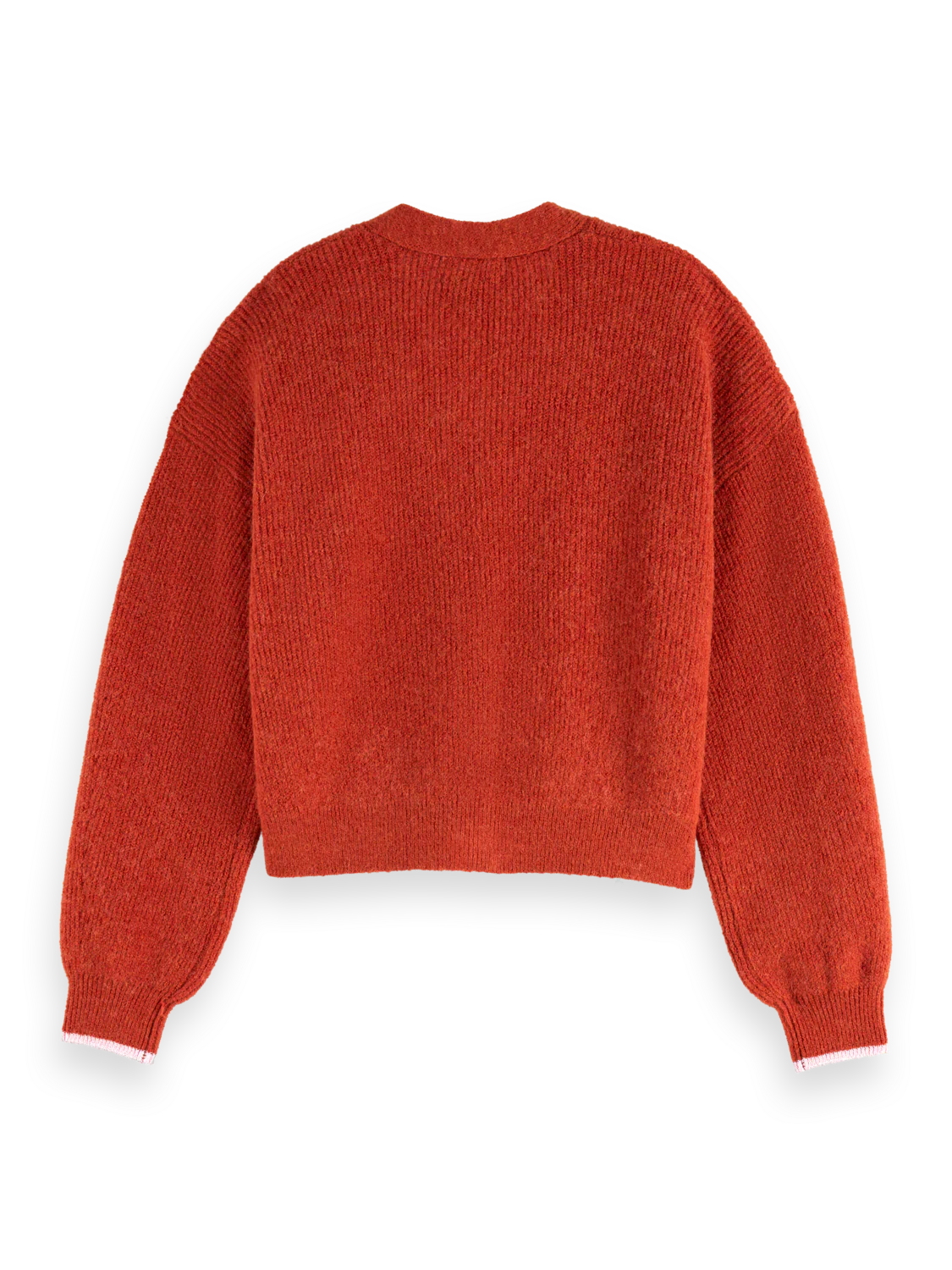 Scotch & Soda - Fuzzy Relaxed Cardigan in Ketchup