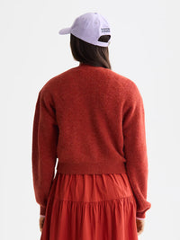 Scotch & Soda - Fuzzy Relaxed Cardigan in Ketchup