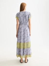 Scotch & Soda - Gathered Maxi Dress in Dancer Lavender