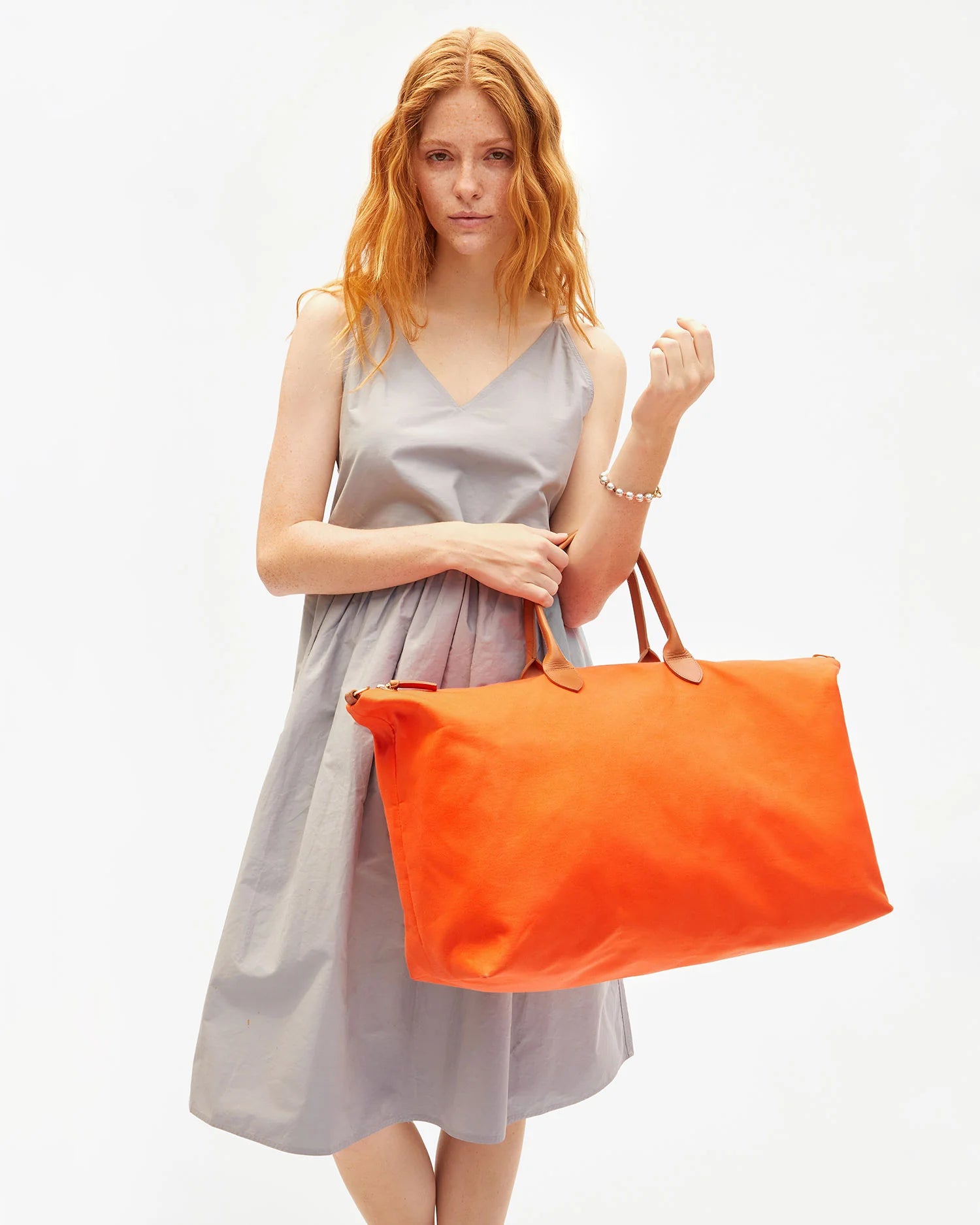 Clare V. - Weekender Canvas -Tangerine