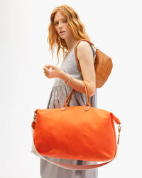 Clare V. - Weekender Canvas -Tangerine