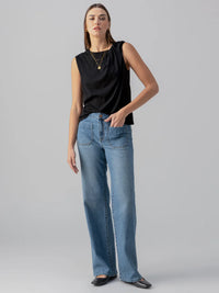 Sanctuary - Marine Full Length Denim Pant in Sapphire Dream