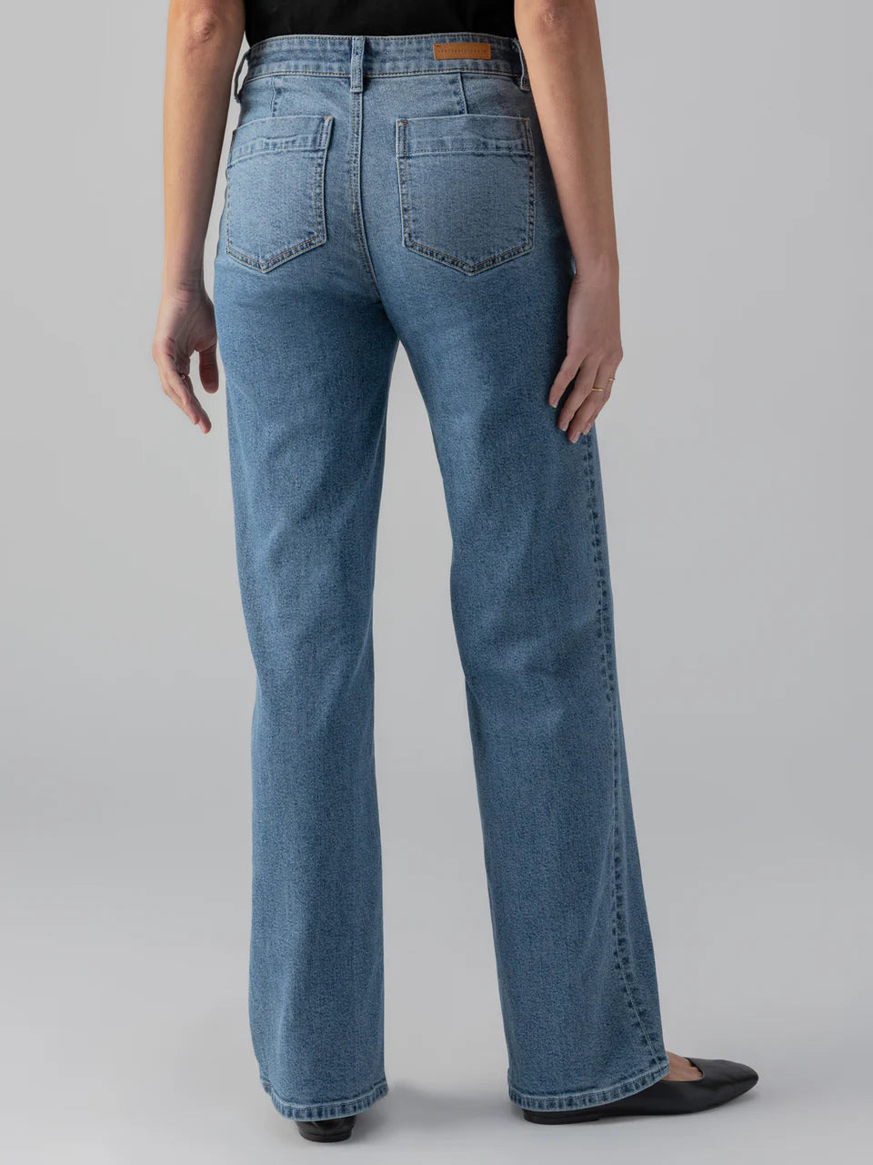 Sanctuary - Marine Full Length Denim Pant in Sapphire Dream