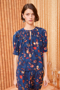 Ulla Johnson - Shea Top in Blue Dahlia