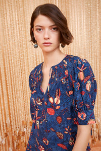 Ulla Johnson - Shea Top in Blue Dahlia