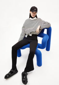 ArmedAngels - Frankaa Maarlen Stripe Sweat in Undyed-black