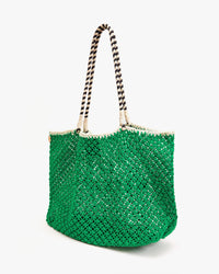 Clare V. - L'Été Tote in Green w/ Black Le Weekend