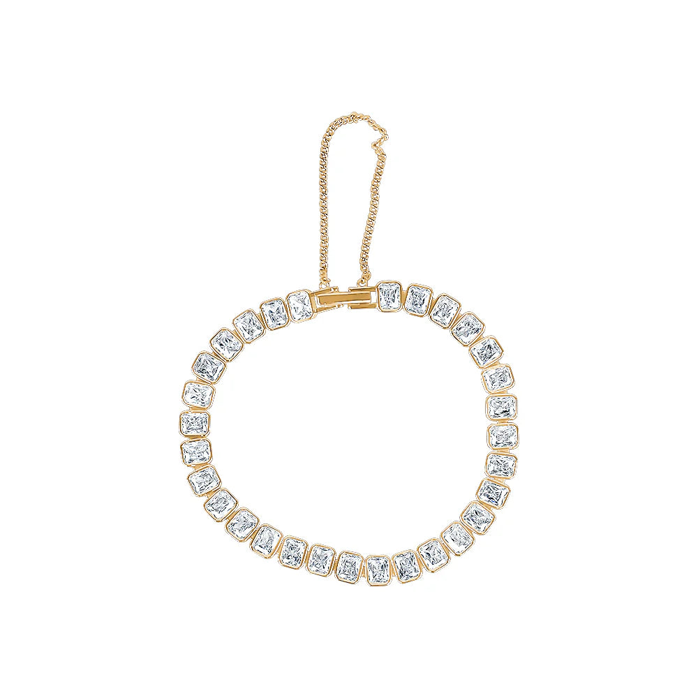 LimLim Accessories - Emerald Cut Tennis Bracelet