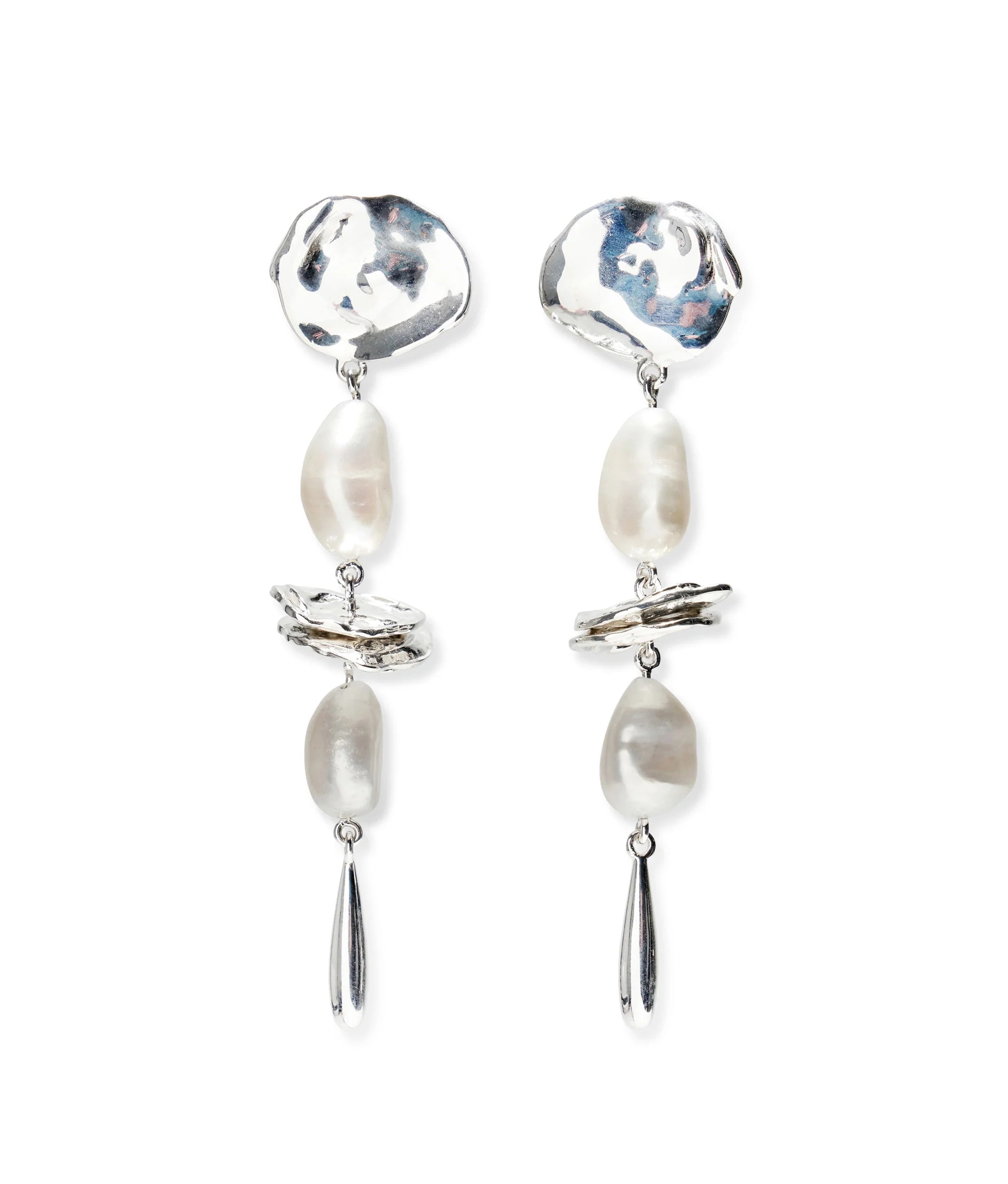 Lizzie Fortunato - Silver Mine Earrings