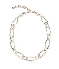 Lizzie Fortunato - Collage Chain Necklace in Silver