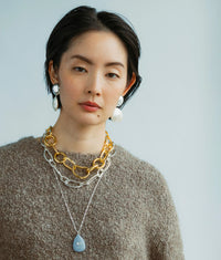 Lizzie Fortunato - Collage Chain Necklace in Silver