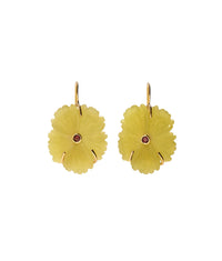 Lizzie Fortunato - New Bloom Earrings in Canary