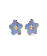 Lizzie Fortunato - Camilo Stud Earrings in Periwinkle