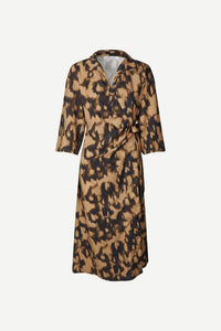 Samsøe Samsøe -  Sahani Dress in Animalier Cartouche