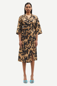 Samsøe Samsøe -  Sahani Dress in Animalier Cartouche
