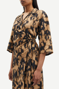 Samsøe Samsøe -  Sahani Dress in Animalier Cartouche