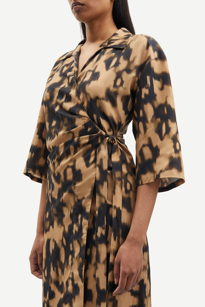 Samsøe Samsøe -  Sahani Dress in Animalier Cartouche