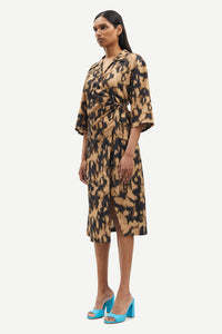 Samsøe Samsøe -  Sahani Dress in Animalier Cartouche