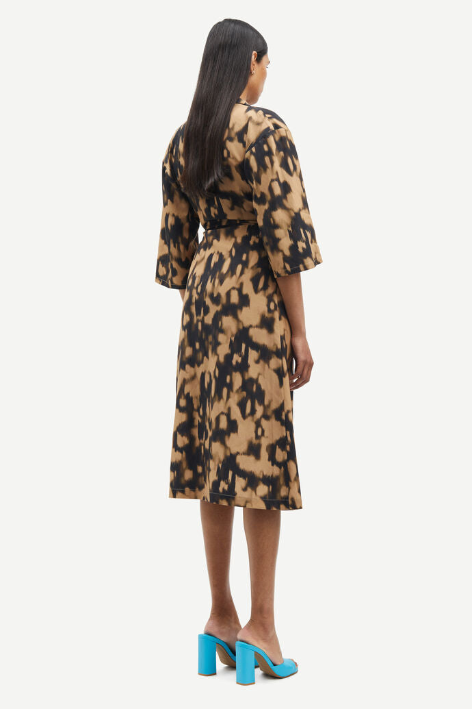 Samsøe Samsøe -  Sahani Dress in Animalier Cartouche
